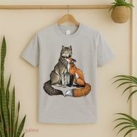 Fox And Wolf T-Shirt thumb 2