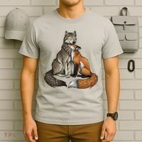 Fox And Wolf T-Shirt thumb 6