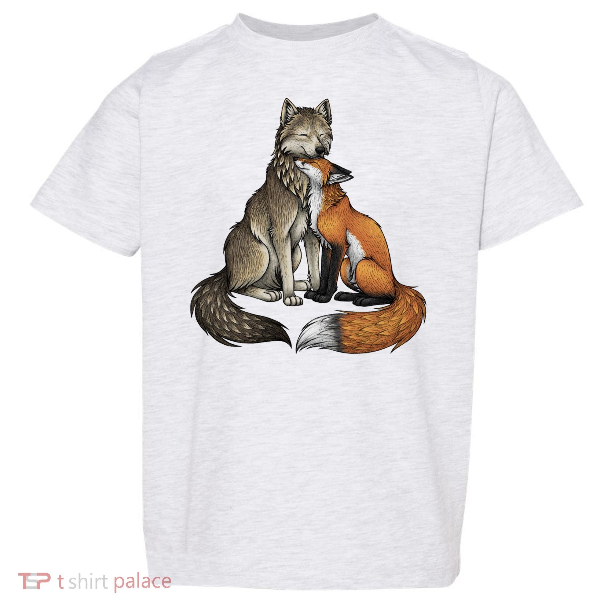 Fox And Wolf Toddler T-Shirt