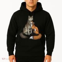 Fox And Wolf Hoodie thumb 2