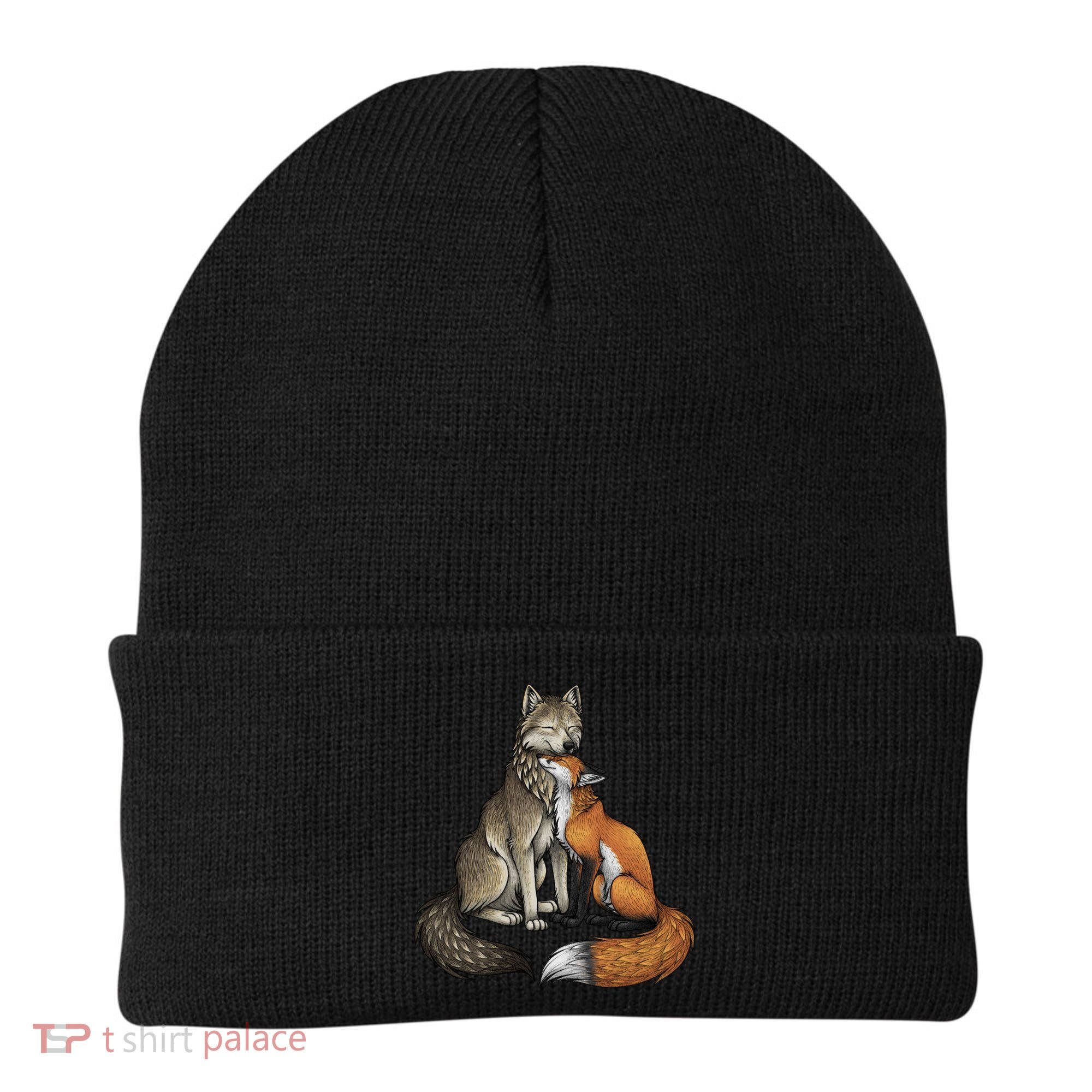 Fox And Wolf Beanie