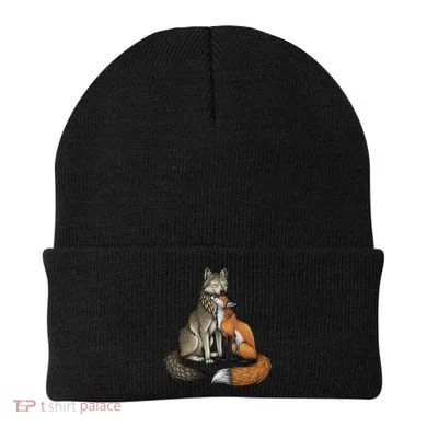 Fox And Wolf Beanie