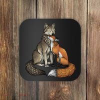 Fox And Wolf Coaster thumb 0