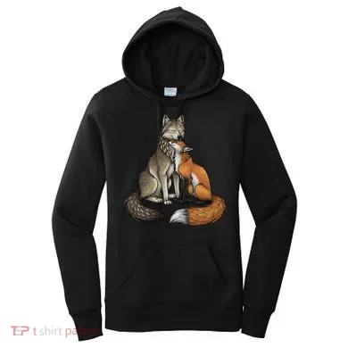 Fox And Wolf Women's Hoodie