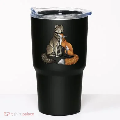 Fox And Wolf Tumbler