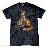 Fox And Wolf Tie-Dye T-Shirt thumb 0