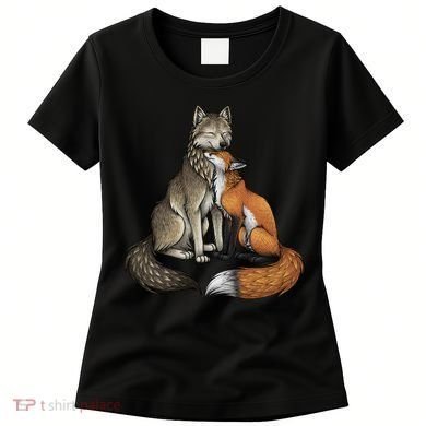 Fox And Wolf Women's T-Shirt