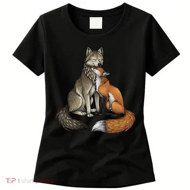 Fox And Wolf Women's T-Shirt