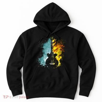 Fire And Water Guitar Hoodie