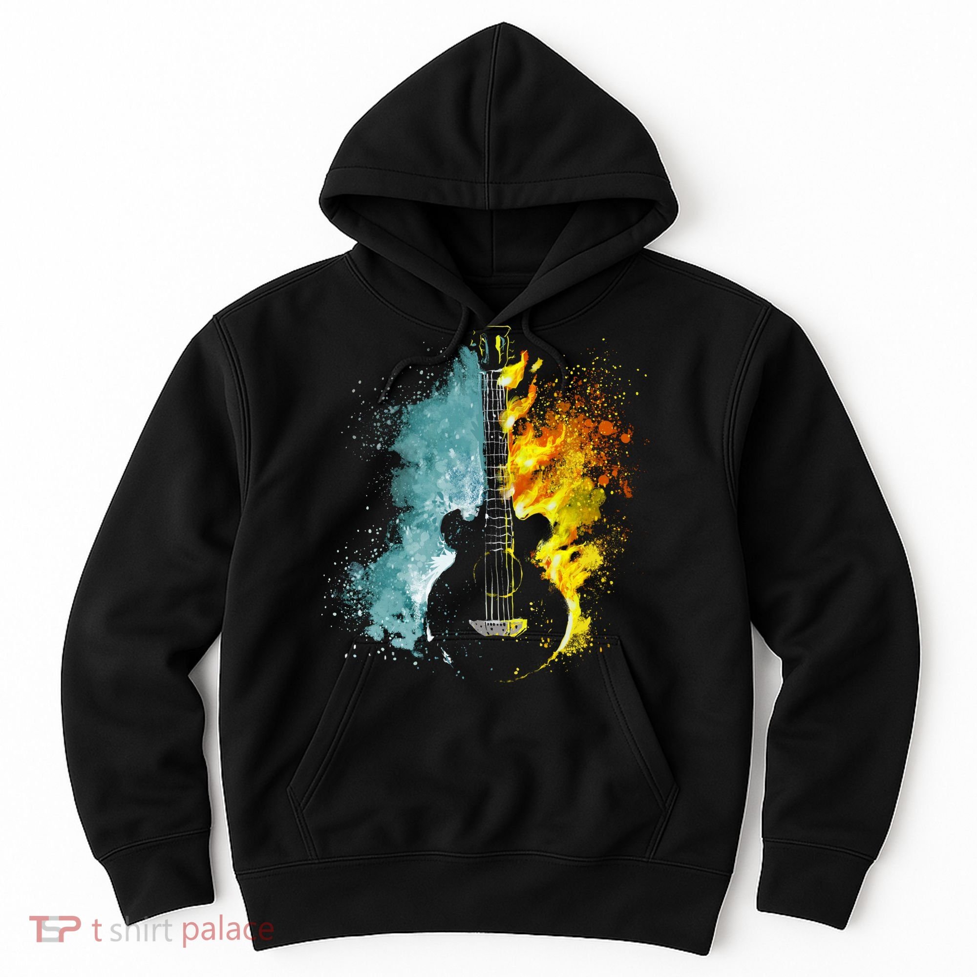 Fire And Water Guitar Hoodie