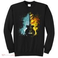 Fire And Water Guitar Sweatshirt thumb 0