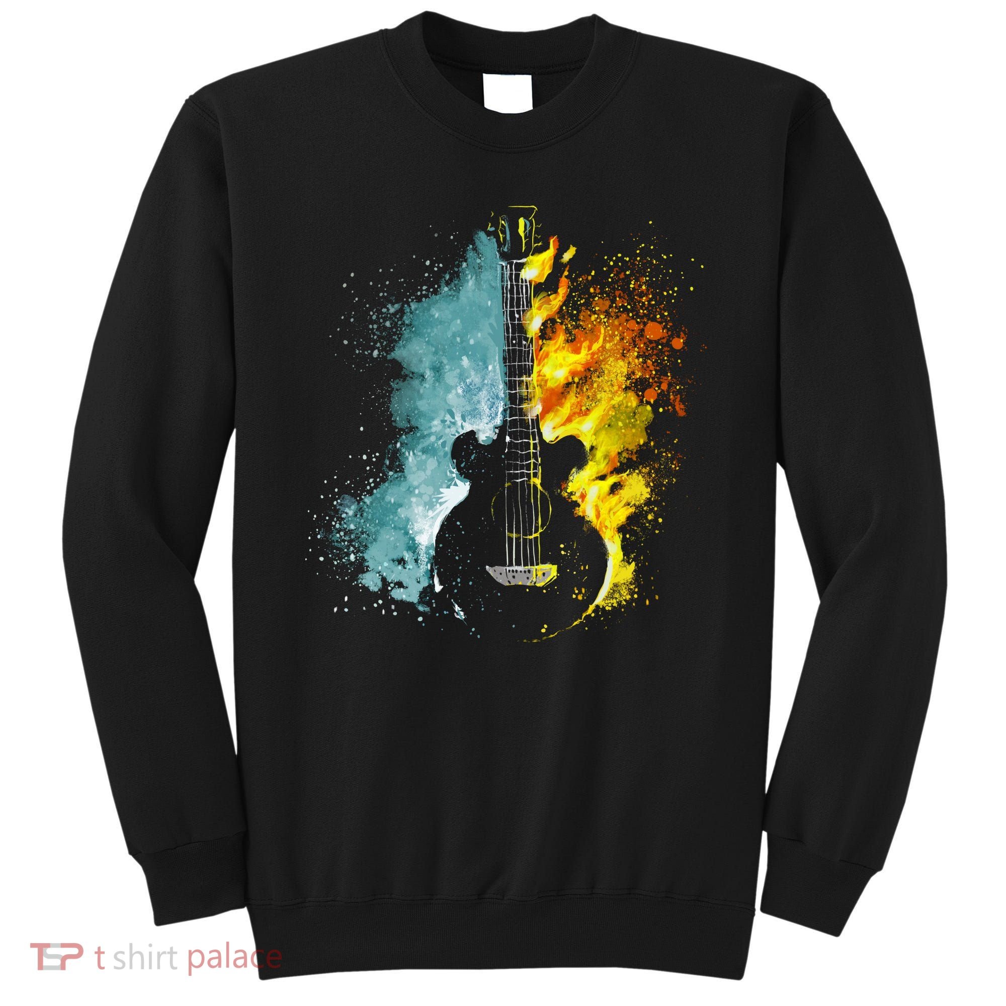 Fire And Water Guitar Sweatshirt