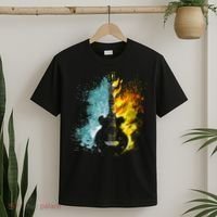 Fire And Water Guitar T-Shirt thumb 2
