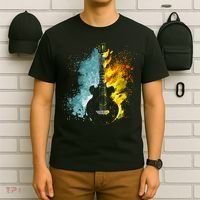 Fire And Water Guitar T-Shirt thumb 6