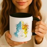 Fire And Water Guitar Coffee Mug thumb 3