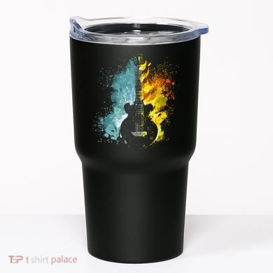 Fire And Water Guitar Tumbler