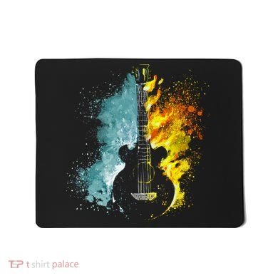 Fire And Water Guitar Mousepad