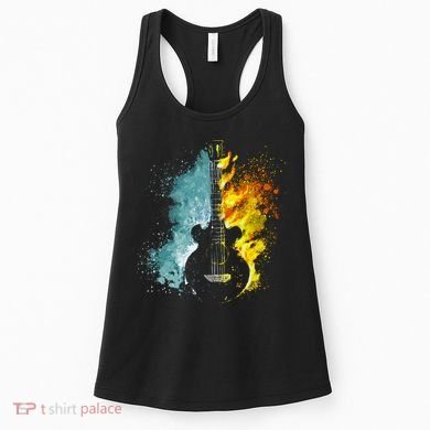 Fire And Water Guitar Women's Tank Top
