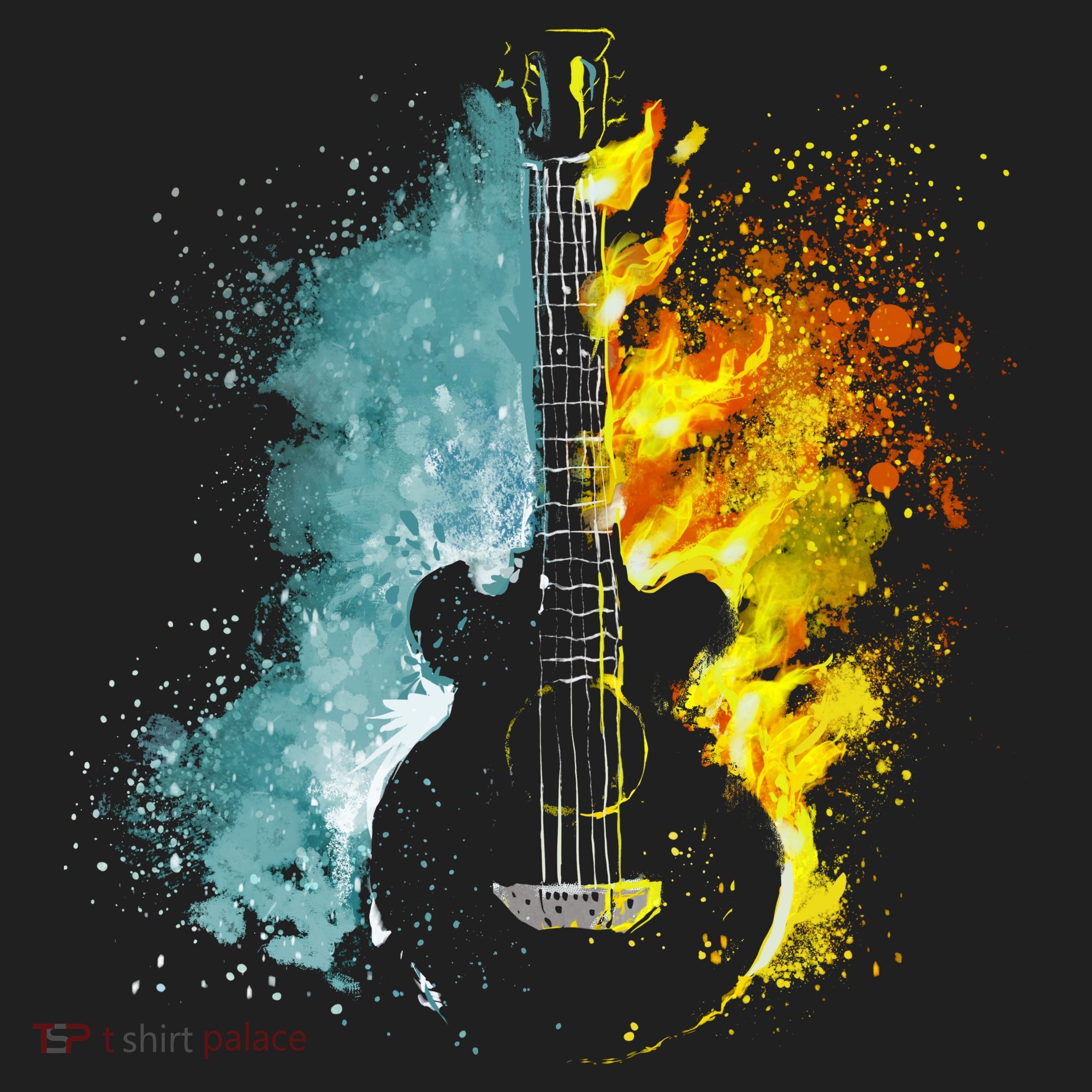 Fire And Water Guitar Hat