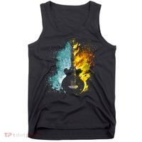 Fire And Water Guitar Tank Top thumb 0