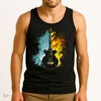 Fire And Water Guitar Tank Top thumb 3