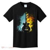 Fire And Water Guitar Kids T-Shirt thumb 0