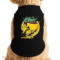 Fishing Art Wave Sunset Doggie Tank thumb 0
