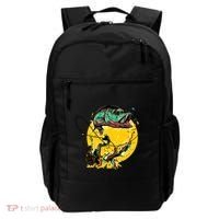 Fishing Art Wave Sunset Backpack thumb 0