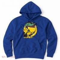 Fishing Art Wave Sunset Hoodie thumb 0