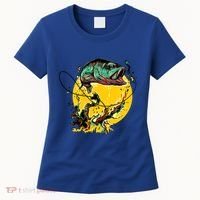 Fishing Art Wave Sunset Women's T-Shirt thumb 0