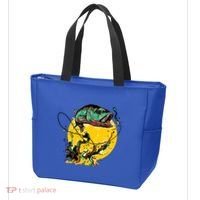 Fishing Art Wave Sunset Tote Bag thumb 3