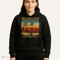 First Annual Wkrp Turkey Drop Thanksgiving Day Hoodie thumb 5