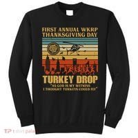 First Annual Wkrp Turkey Drop Thanksgiving Day Sweatshirt thumb 0