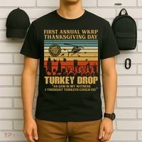 First Annual Wkrp Turkey Drop Thanksgiving Day T-Shirt thumb 6