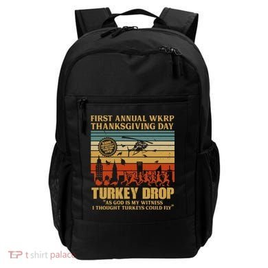 First Annual Wkrp Turkey Drop Thanksgiving Day Backpack