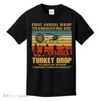First Annual Wkrp Turkey Drop Thanksgiving Day Kids T-Shirt thumb 0