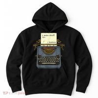 Funny Author Writers Make Stuff Up Hoodie thumb 0