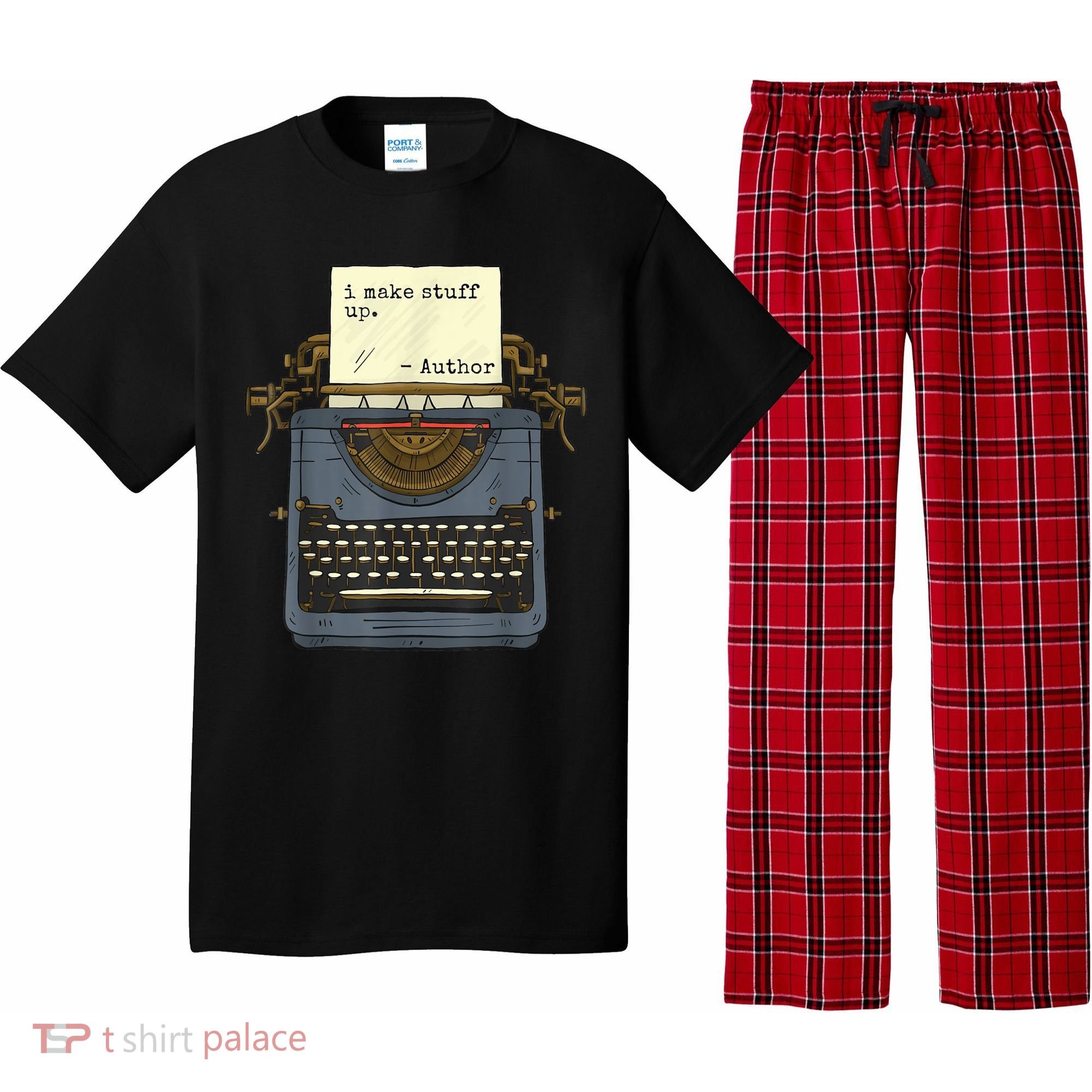 Funny Author Writers Make Stuff Up Pajama Set
