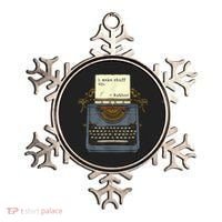 Funny Author Writers Make Stuff Up Ornament thumb 0