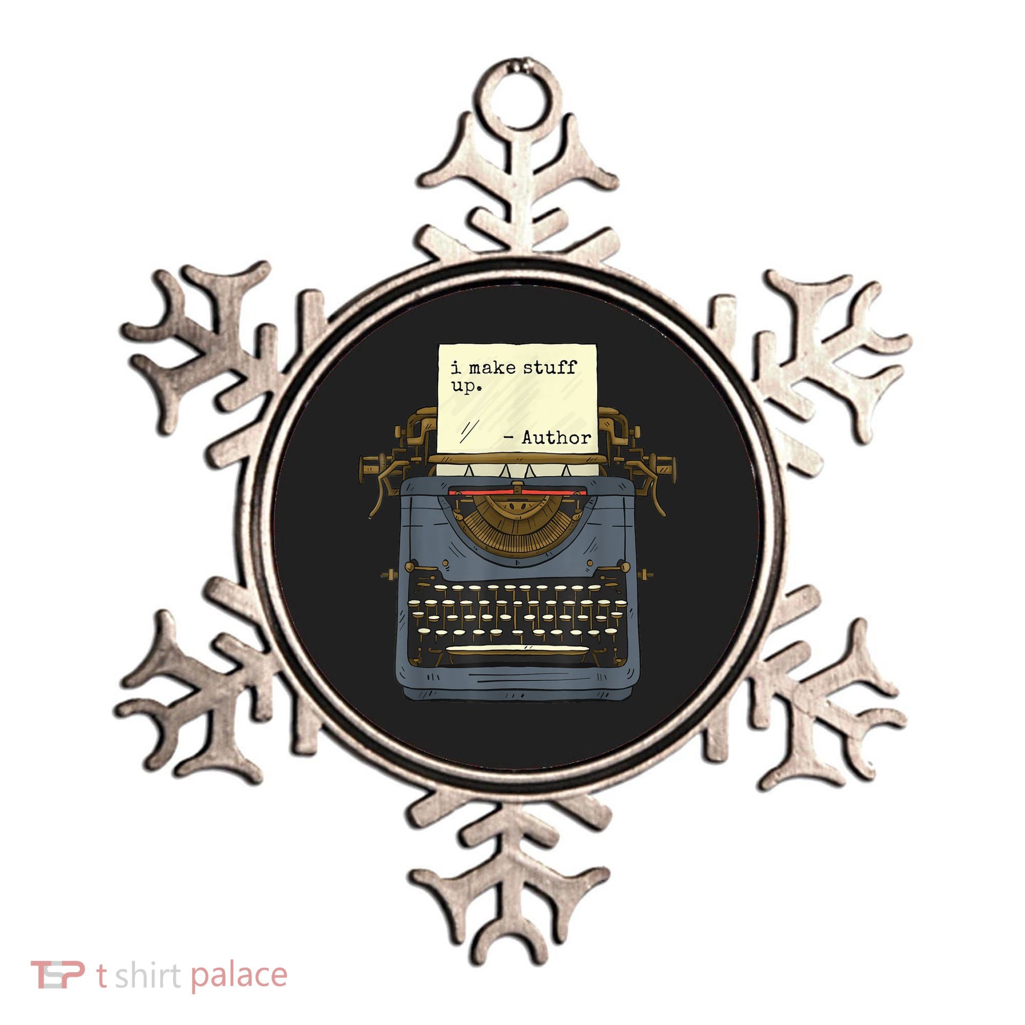 Funny Author Writers Make Stuff Up Ornament