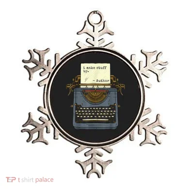 Funny Author Writers Make Stuff Up Ornament