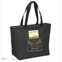 Funny Author Writers Make Stuff Up Tote Bag thumb 2