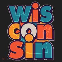 Fun Abstract Wisconsin Name Women's Sweatshirt thumb 2