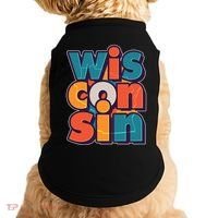 Fun Abstract Wisconsin Name Doggie Tank thumb 0