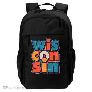 Fun Abstract Wisconsin Name Backpack