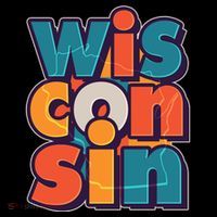 Fun Abstract Wisconsin Name Backpack thumb 2