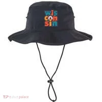 Fun Abstract Wisconsin Name Bucket Hat thumb 0