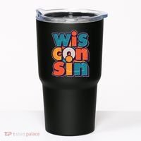 Fun Abstract Wisconsin Name Tumbler thumb 0