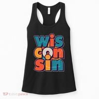 Fun Abstract Wisconsin Name Women's Tank Top thumb 0