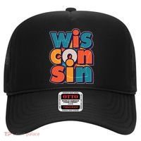 Fun Abstract Wisconsin Name Hat thumb 0